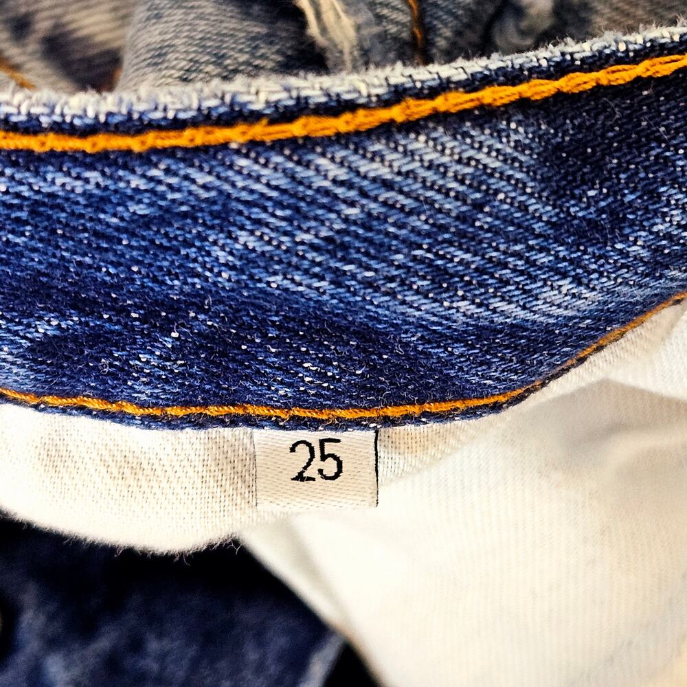 Boyish Denim Jeans Billy High Rise Waist Destroyed Distressed | Women's 25 - Picture 6 of 16